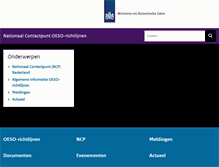 Tablet Screenshot of oesorichtlijnen.nl